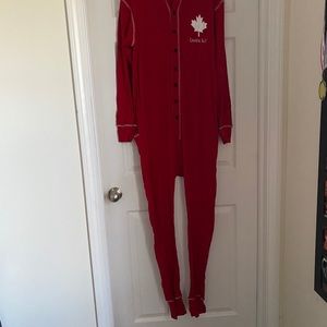 Adult onesie butt flap pjs